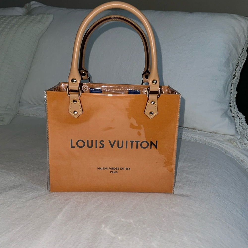 🧡*LV* Louis Vuitton Mini Shopping Bag made into handbag